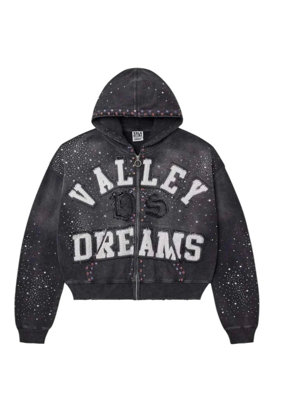 vale forever classico zip up ‘black’ vale forever classico zip up ‘black’