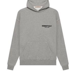 essentials dark oat hoodie