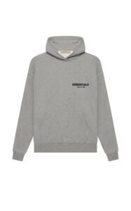 essentials dark oat hoodie