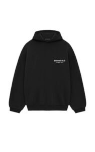 essentials fleece hoodie ii ‘black’