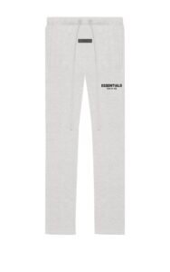 essentials light oatmeal pants