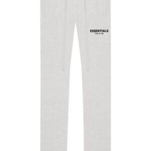 essentials light oatmeal pants
