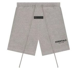 essentials dark oatmeal shorts