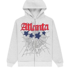 sp5der heather grey atlanta zip