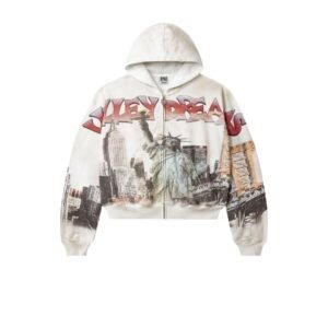 vale forever nyc zip up ‘white’
