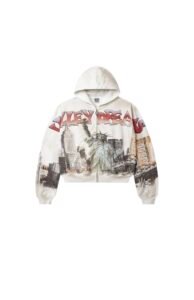 vale forever nyc zip up ‘white’