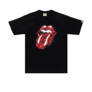 bape x rolling stones tee 'black'