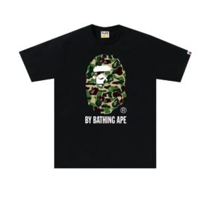 bape abc camo by bathing ape tee 'black/green'